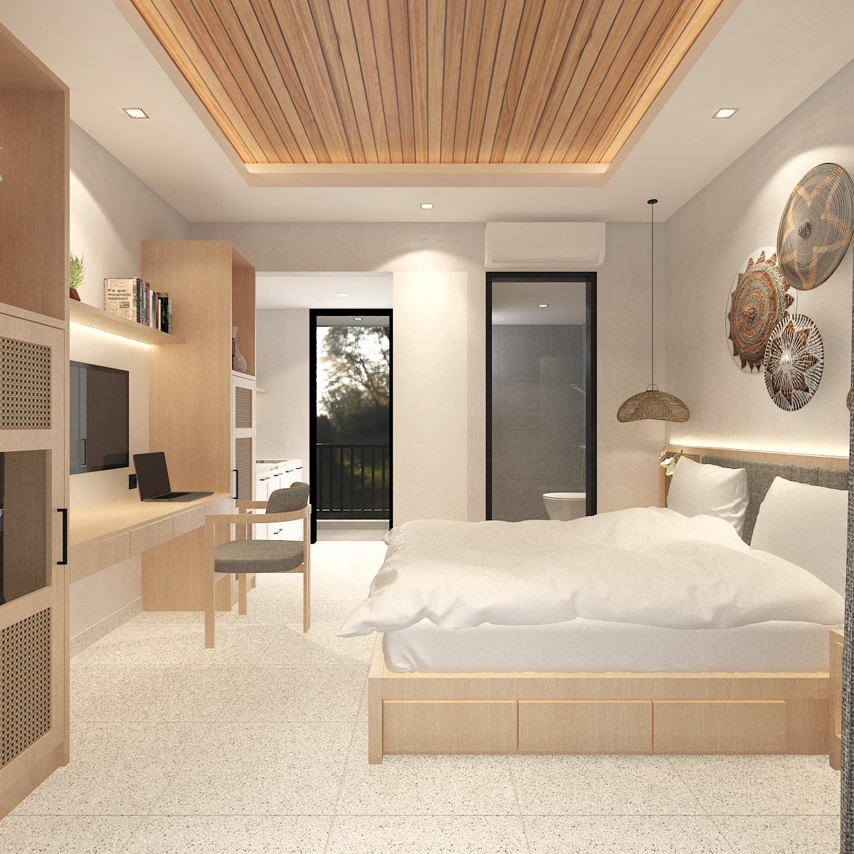 HAVN apartment interior, unit view 1 render